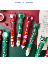 Load image into Gallery viewer, Christmas Theme - 10 in 1 Multi-Color Pen (4 Designs)
