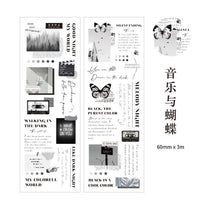 Load image into Gallery viewer, Vintage Style Butterfly  Series Transparent Washi Tapes
