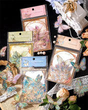 Load image into Gallery viewer, Ice Crystal Butterfly Laser Stickers