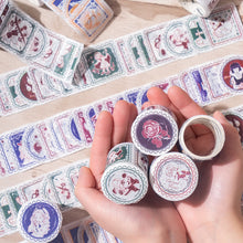 Load image into Gallery viewer, Vintage Style the Fairy Kingdom Masking Washi Tapes (6 Designs)