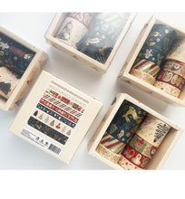 Load image into Gallery viewer, Merry Christmas Gold Foiled Washi Tape Set ( 8 pcs)