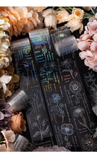 Load image into Gallery viewer, Plant & Floral Laser Transparent Masking Tapes ( 6 Designs) - Limited Edition