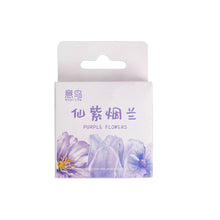 Load image into Gallery viewer, Purple Flower Decorative Stickers