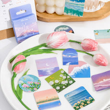 Load image into Gallery viewer, Moonlight Oil Painting Nature Series Stickers