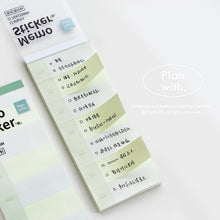 Load image into Gallery viewer, Plan with Memo Sticker Series Memo Pads