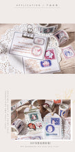 Load image into Gallery viewer, Vintage Style the Fairy Kingdom Masking Washi Tapes (6 Designs)