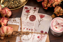 Load image into Gallery viewer, The Rose Poetry Washi Tapes (4 Designs) - Limited Edition