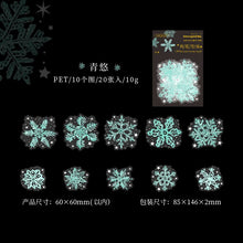 Load image into Gallery viewer, Colorful Snow Flakes Laser Stickers - Limited Edition