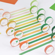 Load image into Gallery viewer, Magic Moment Rainbow Color Washi Tape Set (100 pcs)