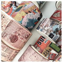 Load image into Gallery viewer, Vintage Style Retro Design Washi Tape Sets (5 designs)