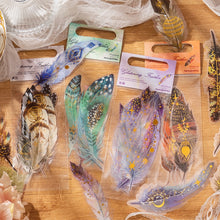 Load image into Gallery viewer, Glistening Feather Large Stickers - Limited Edition