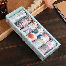 Load image into Gallery viewer, Vintage Style Japanese Summer Series Washi Tape Sets (18 Rolls)