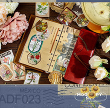Load image into Gallery viewer, Vintage Style Flower House Stickers