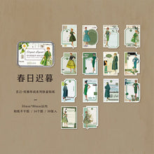 Load image into Gallery viewer, Elegant Fashion Stickers in a Tin ( 6 designs) - Limited Edition