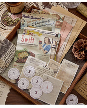 Load image into Gallery viewer, Vintage Style Old Letters Krafting Material Paper