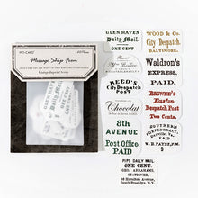 Load image into Gallery viewer, Vintage Style Embossed Series Stickers (6 Designs)