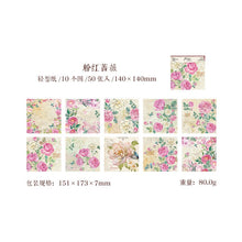 Load image into Gallery viewer, Vintage Roses Material Paper