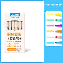 Load image into Gallery viewer, Macaron & Retro Color Dual-sided Highlighter Sets
