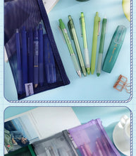 Load image into Gallery viewer, Starry Sky Series Writing Supplies + Mesh Pencil Case (12 Colors)