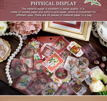 Load image into Gallery viewer, Vintage Style Flower House Stickers