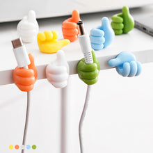 Load image into Gallery viewer, Thumbs up Silicon Cable Holder (10 pcs a set)