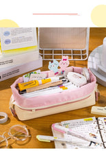 Load image into Gallery viewer, Angoo Large Capacity Colorful Pencil Cases (5 Colors)