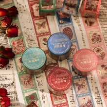 Load image into Gallery viewer, The Falling Rose Stamp Sticker Washi Tapes (4 Design)