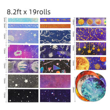 Load image into Gallery viewer, The Universe Space Washi Tape Set (19 pcs)