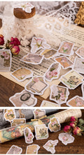 Load image into Gallery viewer, Vintage Style Rose Letterhead Stickers