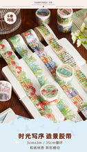 Load image into Gallery viewer, Vintage Style Plant & Nature Washi Tapes