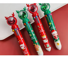 Load image into Gallery viewer, Christmas Theme - 10 in 1 Multi-Color Pen (4 Designs)