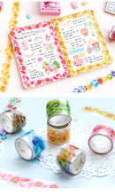 Load image into Gallery viewer, Summer Iced Fruits Washi Tapes (6 designs)