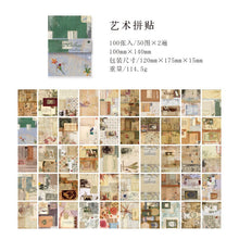 Load image into Gallery viewer, Vintage Style Magic Notes Material Paper ( 8 Designs)