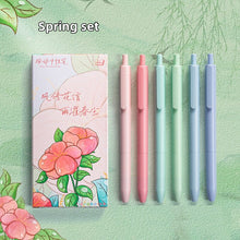 Load image into Gallery viewer, Four Seasons Gel Pen Sets (4 Designs)