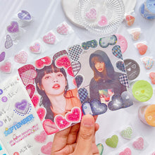 Load image into Gallery viewer, Colorful Beating Hearts Sticker Rolls