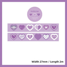 Load image into Gallery viewer, Colorful Beating Hearts Sticker Rolls