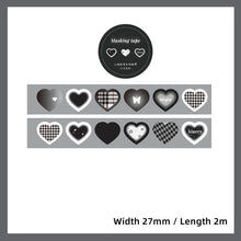 Load image into Gallery viewer, Colorful Beating Hearts Sticker Rolls