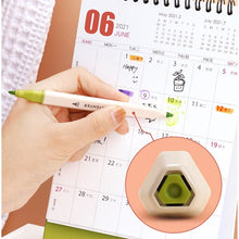 Load image into Gallery viewer, Macaron & Retro Color Dual-sided Highlighter Sets