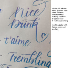 Load image into Gallery viewer, Volga River & Pine Forest Mettalic Fountain Pen Inks - Limited Edition