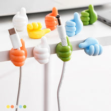 Load image into Gallery viewer, Thumbs up Silicon Cable Holder (10 pcs a set)