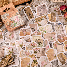 Load image into Gallery viewer, Vintage Style Rose Letterhead Stickers