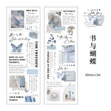 Load image into Gallery viewer, Vintage Style Butterfly  Series Transparent Washi Tapes