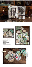 Load image into Gallery viewer, Vintage Style World Round Sticker (6 Designs)