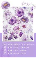 Load image into Gallery viewer, Purple Flower Decorative Stickers