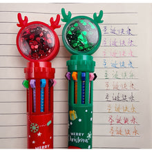 Load image into Gallery viewer, Christmas Theme - 10 in 1 Multi-Color Pen (4 Designs)