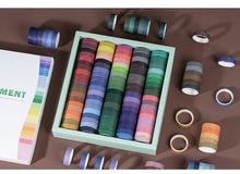 Load image into Gallery viewer, Magic Moment Rainbow Color Washi Tape Set (100 pcs)