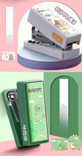 Load image into Gallery viewer, Cute Kawaii Cartoon Character Staplers + 400 pieces Staples