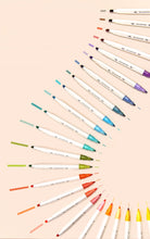 Load image into Gallery viewer, Macaron & Retro Color Dual-sided Highlighter Sets
