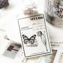 Load image into Gallery viewer, Vintage Style Butterfly  Series Transparent Washi Tapes