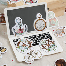 Load image into Gallery viewer, Travel to the Past Vintage Style Stickers